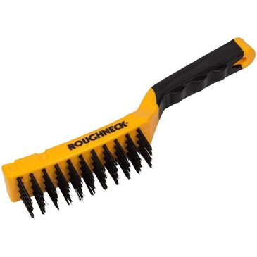 carbon-steel-wire-brush-soft-grip-300mm-12in-4-row