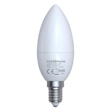Smart WiFi  Alexa Voice Control Candle Light LED Tip Bulb 5W