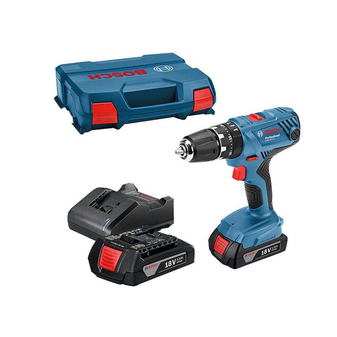 Bosch GSB 18V-21 Combi Drill 18V 2 x 1.5Ah Li-ion                                     