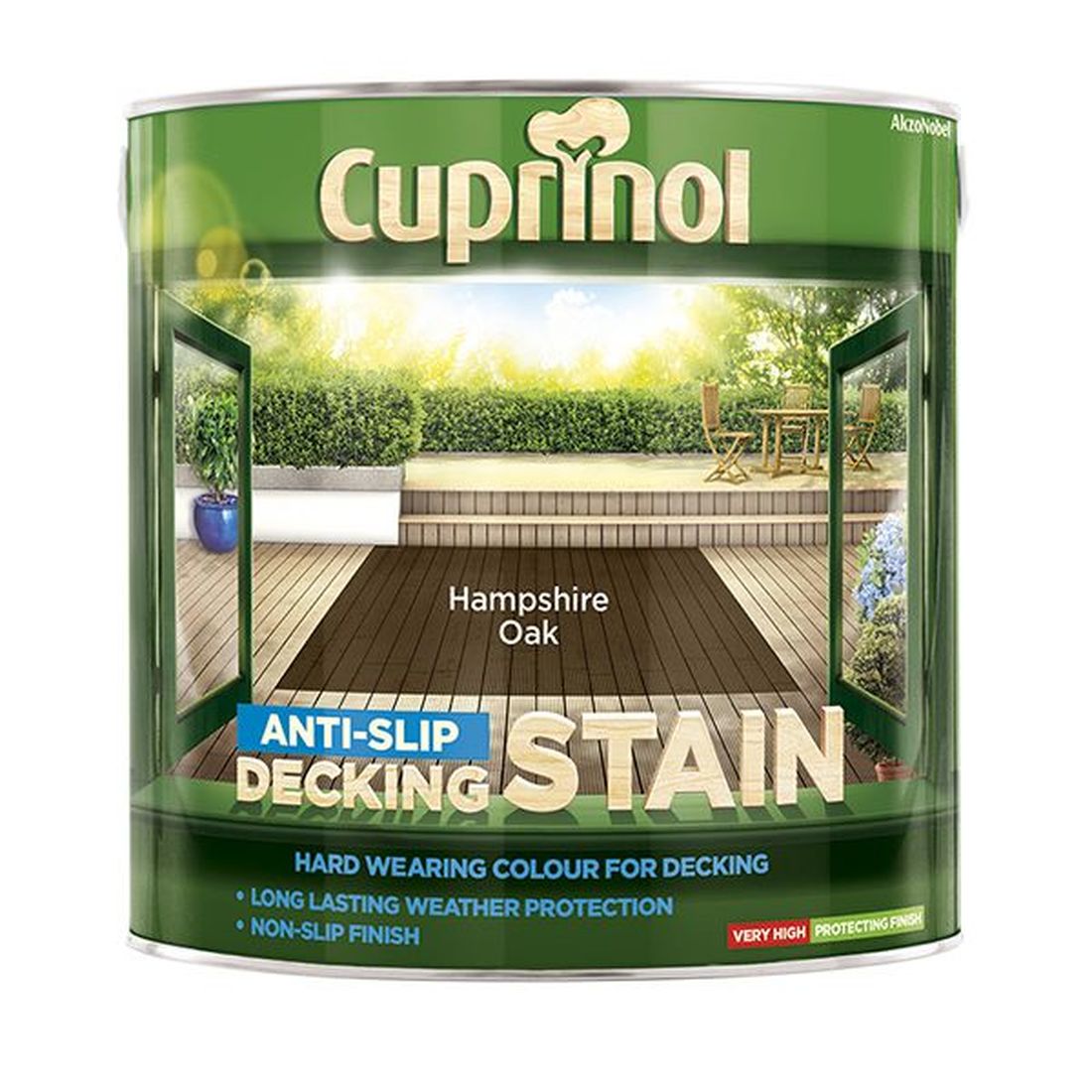 Cuprinol Anti-Slip Decking Stain Hampshire Oak 2.5 litre                                 