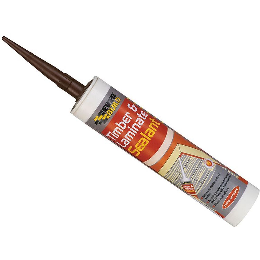 Everbuild Timber & Laminate Sealant Oak 290ml                                             