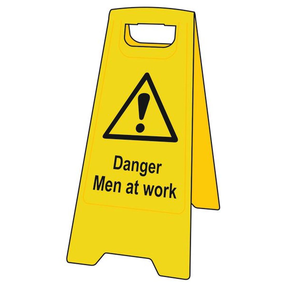 Scan Heavy-Duty 'A' Board: Danger Men At Work                                        