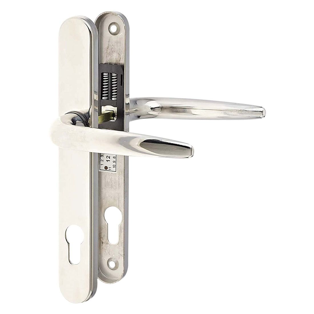 Yale Essentials Long Backplate Door Handle Chrome